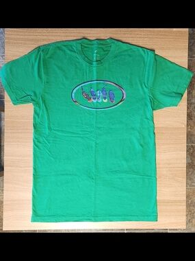 Green Short-Sleeve Cat Custom Graphic Tee